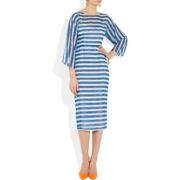 Pre-owned Silk dresses Dolce & Gabbana Pre-owned , Blue , Dames