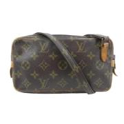 Gecoate Canvas Tassen - Vintage Stijl Louis Vuitton Vintage , Brown , ...