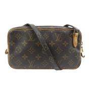 Tweedehands schoudertas Louis Vuitton Vintage , Brown , Dames