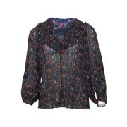 Polyester Blouse met Bloemenprint Isabel Marant Pre-owned , Multicolor...