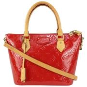 Tweedehands handtas Louis Vuitton Vintage , Red , Dames