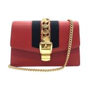 Pre-owned Leather gucci-bags Gucci Vintage , Red , Dames