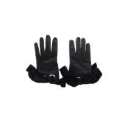 Pre-owned Leather gloves Alexander McQueen Pre-owned , Black , Unisex