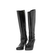 Pre-owned Leather boots Bally Pre-owned , Black , Dames
