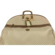 Beige Leren Reistas Gucci Vintage , Beige , Dames