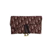 Pre-owned Wallet On Chain Dior Vintage , Red , Dames