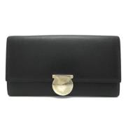 Pre-owned Leather wallets Salvatore Ferragamo Pre-owned , Black , Unis...