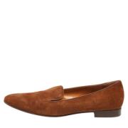 Pre-owned Suede flats Ralph Lauren Pre-owned , Brown , Dames