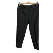 Pre-owned Wool bottoms Maison Margiela Pre-owned , Black , Dames