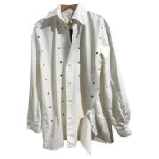 Pre-owned Cotton tops Bottega Veneta Vintage , White , Dames