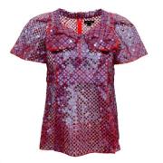 Rode Polyester Top - Uitstekende Staat Marc Jacobs Pre-owned , Red , D...