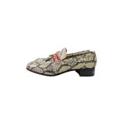 Pre-owned Leather flats Gucci Vintage , Multicolor , Dames