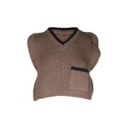 Pre-owned Plastic tops Jacquemus Pre-owned , Brown , Dames
