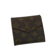 Pre-owned Canvas wallets Louis Vuitton Vintage , Brown , Dames