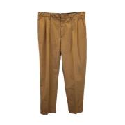 Pre-owned Cotton bottoms Valentino Vintage , Brown , Dames