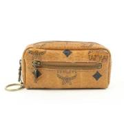 Voldoende canvas-portefeuilles MCM Pre-owned , Brown , Dames