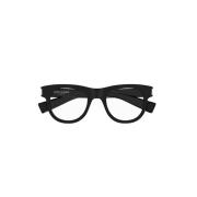 Luxe zwarte damesbrillen Saint Laurent , Black , Dames