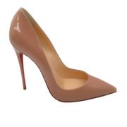 Beige Patent Leren Pumps Christian Louboutin Pre-owned , Beige , Dames