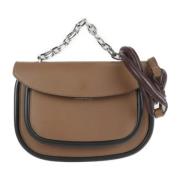 Pre-owned Leather shoulder-bags Marni Pre-owned , Brown , Dames