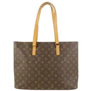 Vintage Boodschappentas Sr0929 Louis Vuitton Vintage , Brown , Dames