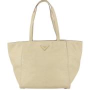 Pre-owned Draagtas Prada Vintage , Beige , Dames