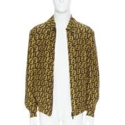 Pre-owned Silk outerwear Fendi Vintage , Yellow , Dames