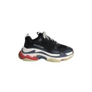 Pre-owned Polyester sneakers Balenciaga Vintage , Black , Dames