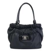 Pre-owned Canvas shoulder-bags Salvatore Ferragamo Pre-owned , Black ,...