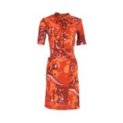 Pre-owned Silk dresses Bottega Veneta Vintage , Multicolor , Dames