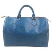 Tweedehands handtas Louis Vuitton Vintage , Blue , Dames