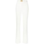 Straight Trousers Elisabetta Franchi , White , Dames