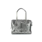 Gebruikte Handtas Chanel Vintage , Gray , Dames