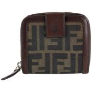 Voldoende lederen portefeuilles Fendi Vintage , Brown , Dames