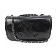 Tweedehands Schoudertas, Gemaakt in Italië Chanel Vintage , Black , Da...