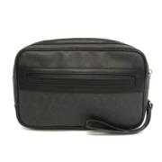 Pre-owned Leather clutches Dunhill Pre-owned , Black , Dames