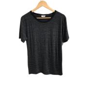 Pre-owned Fabric tops Saint Laurent Vintage , Black , Dames