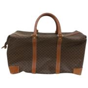 Preated canvas celine-bags Celine Vintage , Brown , Dames