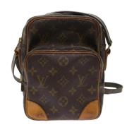 Pre-owned Canvas louis-vuitton-bags Louis Vuitton Vintage , Brown , Da...