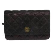 Pre-owned Fabric chanel-bags Chanel Vintage , Purple , Dames