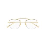Elegante Metalen Optische Brillen Saint Laurent , Yellow , Dames