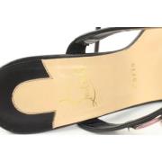 Pre-owned Sandalen Christian Louboutin Pre-owned , Black , Dames