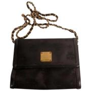 Pre-eigendom canvas crossbody-bags MCM Pre-owned , Black , Dames