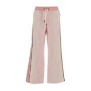 Trendy Wide Leg Track Pants Moncler , Pink , Dames