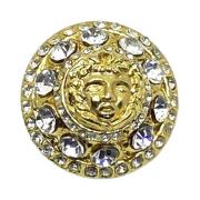 Medusa Head Shank Dome -knop Versace Pre-owned , Yellow , Dames