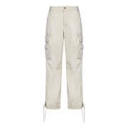 Bella Cargo Broek in Crèmewit Armarium , White , Dames