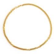 Vintage Vergulde Link Ketting Chanel Vintage , Yellow , Dames