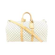 Tweedehands weekendtas Louis Vuitton Vintage , Beige , Dames