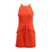 Pre-owned Fabric dresses Alexander McQueen Pre-owned , Orange , Dames