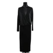 Pre-eigenaarpolyesterresses By Herenne Birger Pre-owned , Black , Dame...