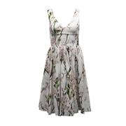 Pre-owned Cotton dresses Dolce & Gabbana Pre-owned , White , Dames